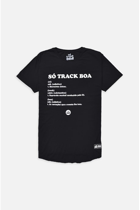 Camiseta Bold Só Track Boa Preta