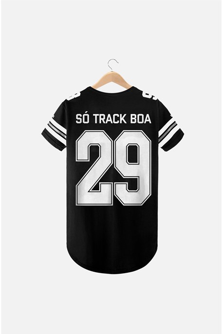 Camiseta Só Track Boa 29 Football Preta